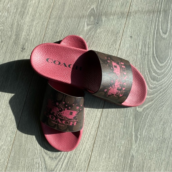 Coach | Uli Sport Slide In Signature Canvas With Horse And Carriage | Wo… - Picture 3 of 9